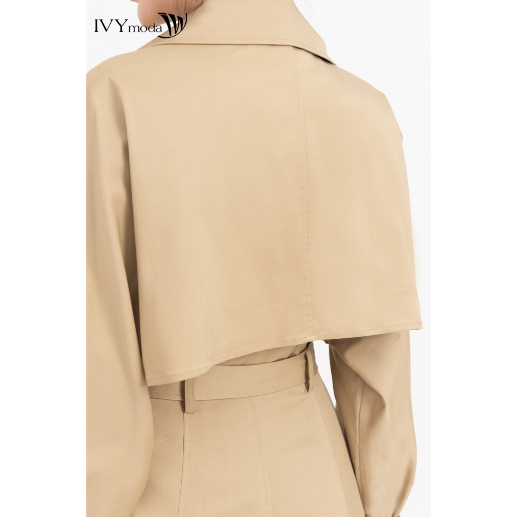 Trench Coat - Áo khoác Măng Tô có đai nữ IVY moda MS 71B9547