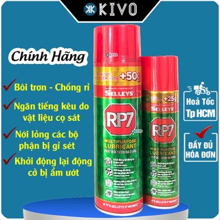 Rp7 CHÍNH HÃNG Selleys 175g/ 350g XỊN- Bình Xịt Chống Rỉ Sét, Bôi Trơn Sên Xích Xe Đạp, Động Cơ, Dưỡng Sên Xe Máy - Kivo