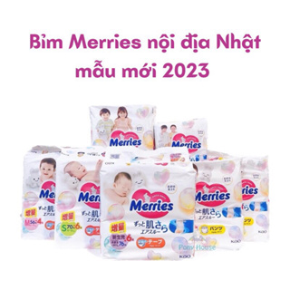 BỈM MERRIES NỘI ĐỊA NHẬT ĐỦ SIZE S76 M60 M58 L50 XL44 DÁN QUẦN