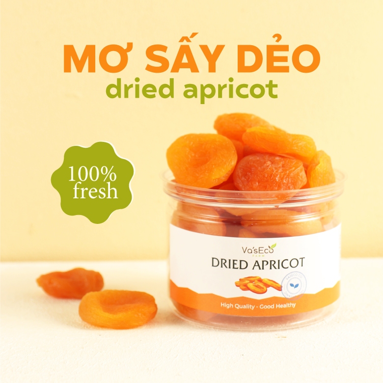 Mơ sấy dẻo không hạt Thổ Nhĩ Kỳ Va'sEco Farm