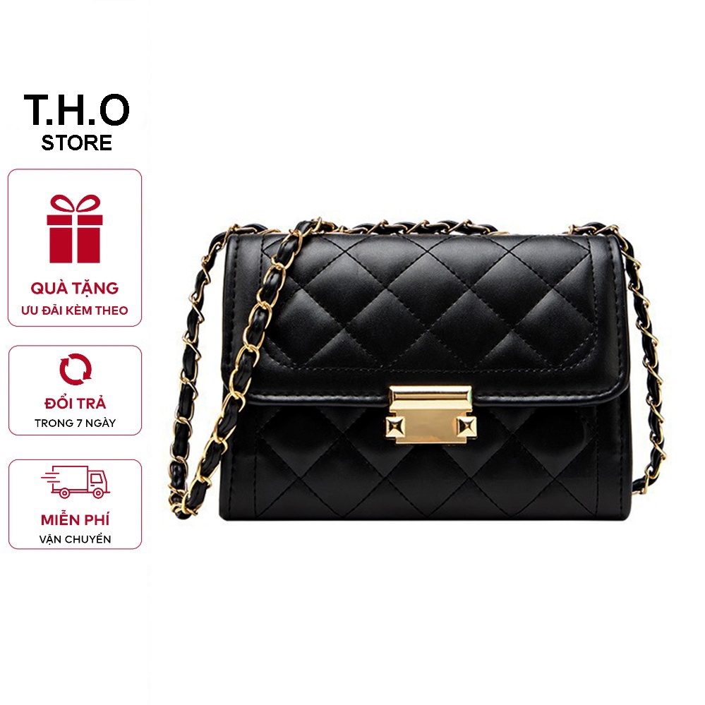 Túi xách nữ, túi đeo chéo trám khóa miu K61