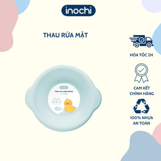 Thau rửa mặt cao cấp inochi, trẻ em, người lớn, không mùi, an toàn sức khỏe - Giao màu ngẫu nhiên