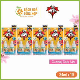Combo 10 tinh dầu đuổi muỗi Jumbo Vape không khói, không tro, không bẩn - Bách Hoá Tổng Hợp