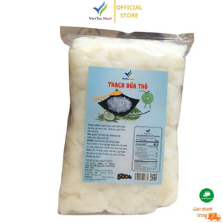 Thạch dừa loại 15 ly ép thô tặng kèm hương liệu