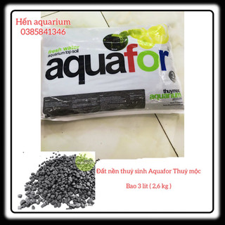 Đất nền trồng cây thuỷ sinh aquafor top soil ( bao 3 lit) : đất chuyên dùng trồng cây thuỷ sinh