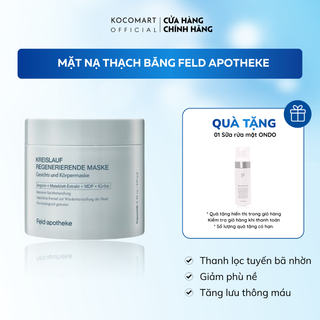 Mặt Nạ Thạch Băng Thải Độc Lưu Thông Regenerative Circulation Mask Nuôi dưỡng làn da khỏe mạnh