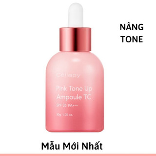 Dưỡng trắng hồng, serum cellapy pink tone up ampoule spf50+ pa++++