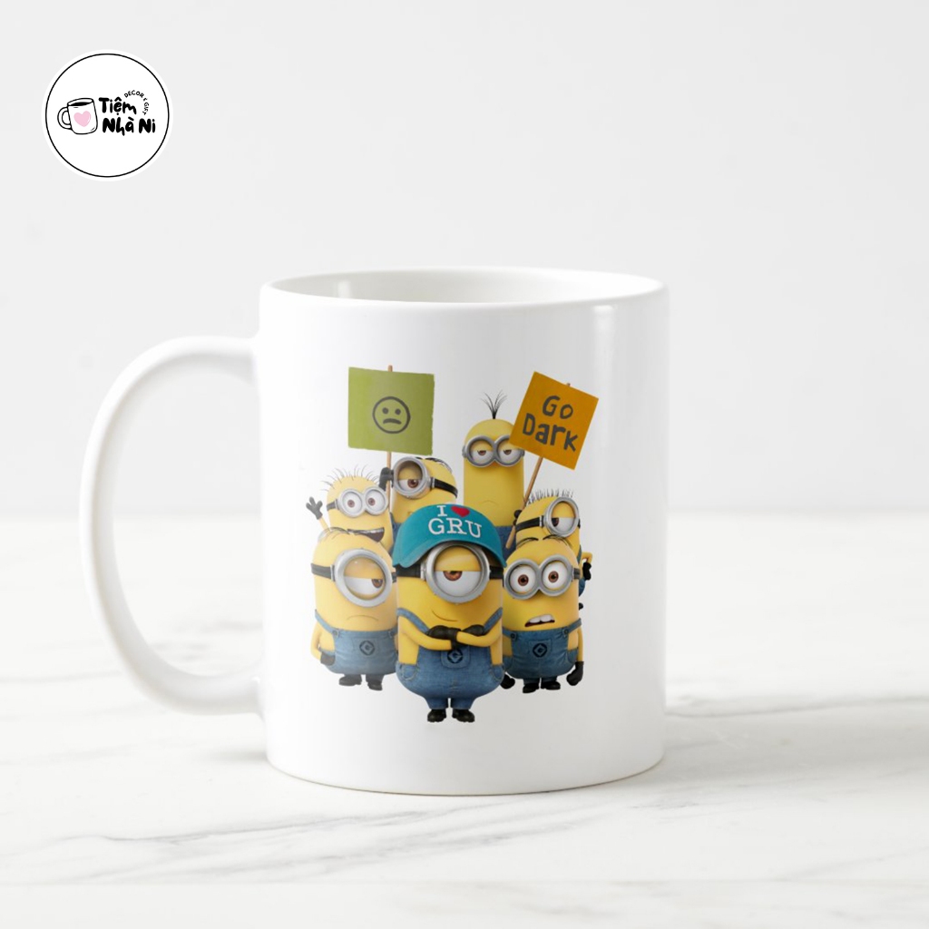 Ly sứ quà tặng in hình Minion dễ thương (29 mẫu)