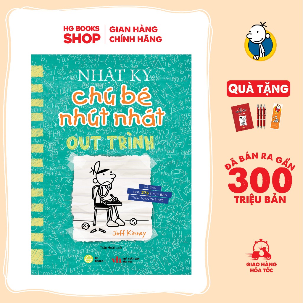 Nhật ký Chú Bé Nhút Nhát - Diary of a Wimpy Kid: Tập 18 - Out Trình. Bản Tiếng Việt . Đã Bán 300 Triệu Bản