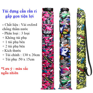  Túi Đựng Cần Câu Cá Rằn Ri Bao Đựng Cần Dài 1m3 Có Thể Gấp Gọn Sức Chứa Lớn Dễ Dàng Vệ Sinh 