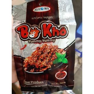 snack hình bò khô