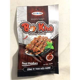 snack hình bò khô