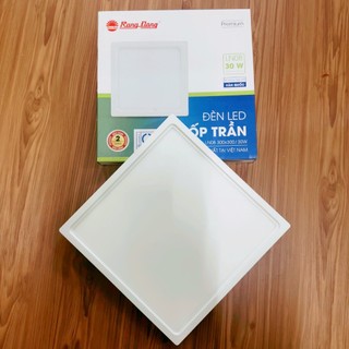 Đèn ốp trần Rạng Đông 30W 300x300mm mã LN08 - Khung viền đế nhôm 