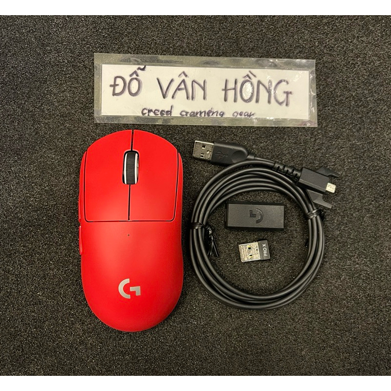 Chuột không dây Gaming Logitech G Pro X Superlight màu đỏ, hồng