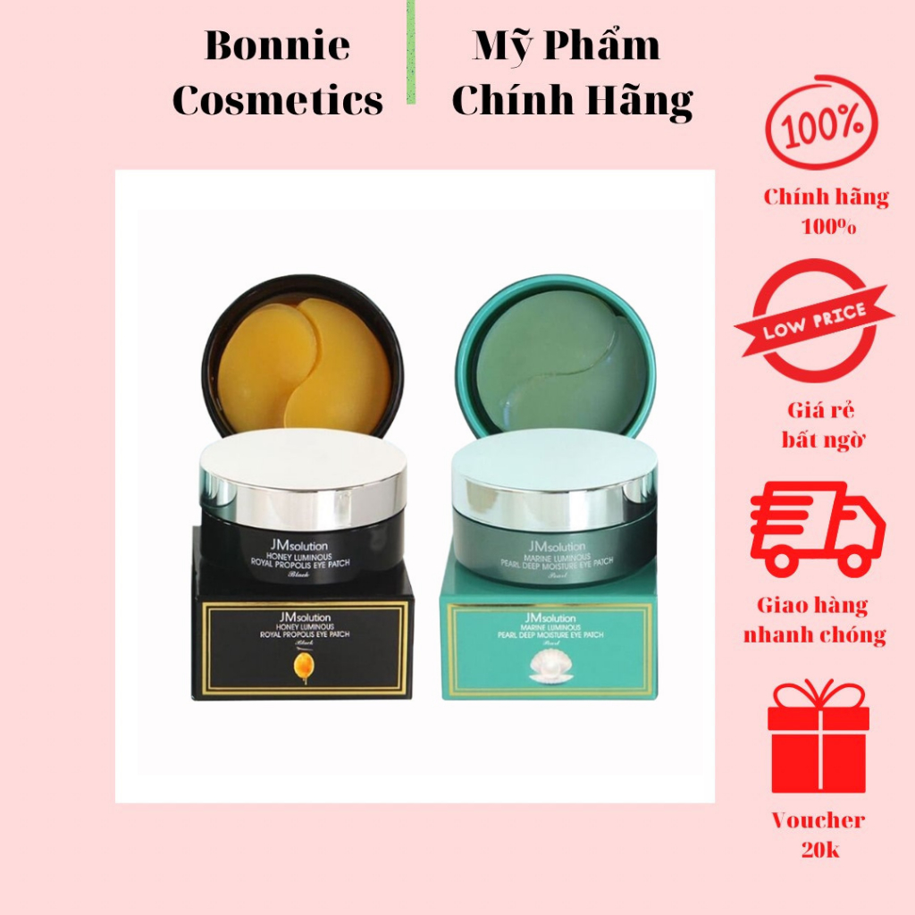 Mặt nạ mắt JM solution làm giảm nếp nhăn, lão hóa và cấp ẩm vùng da mắt 90g - BonnieCosmetics