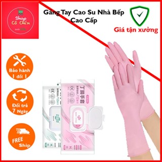 Găng Tay Cao Su Nhà Bếp Cao Cấp, Siêu Dai Không Mùi An Toàn (Gói 15 Đôi)