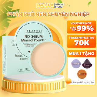 Phấn Phủ Kiềm Dầu YOULIYOULA Makeup Powder Làm Sáng Da Che Phủ Tự Nhiên Vỏ Hồng Dễ Thương Hatola