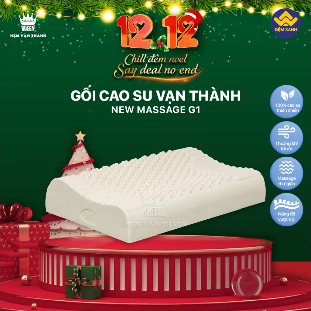 Gối cao su Vạn Thành New Massage G1