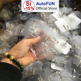 Comb 100 Móc Dán Tường Treo Đồ Trong Suốt T10 - Móc Dính Cường Lực Thần Thánh Siêu Dính Đa Năng