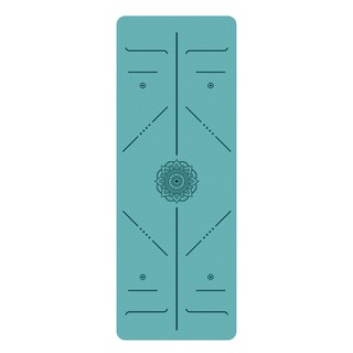 Thảm yoga du lịch 1.5mm đinh tuyến thảm xếp gấp gọn thể thao cao su thiên nhiên chống trượt