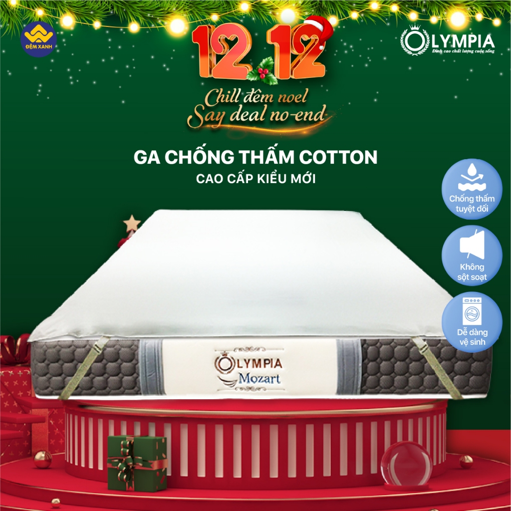 Ga chống thấm cotton cao cấp kiểu mới