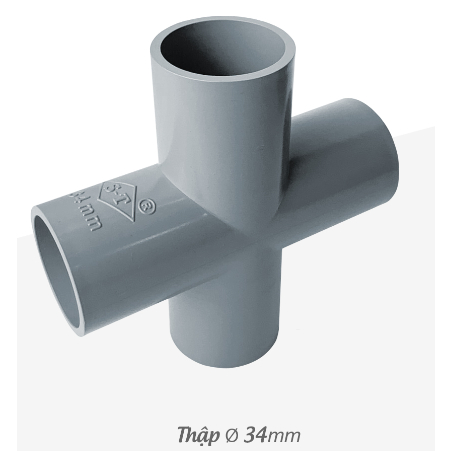 CHỮ THẬP NHỰA PVC, THẬP GIẢM PVC CHÍNH HÃNG