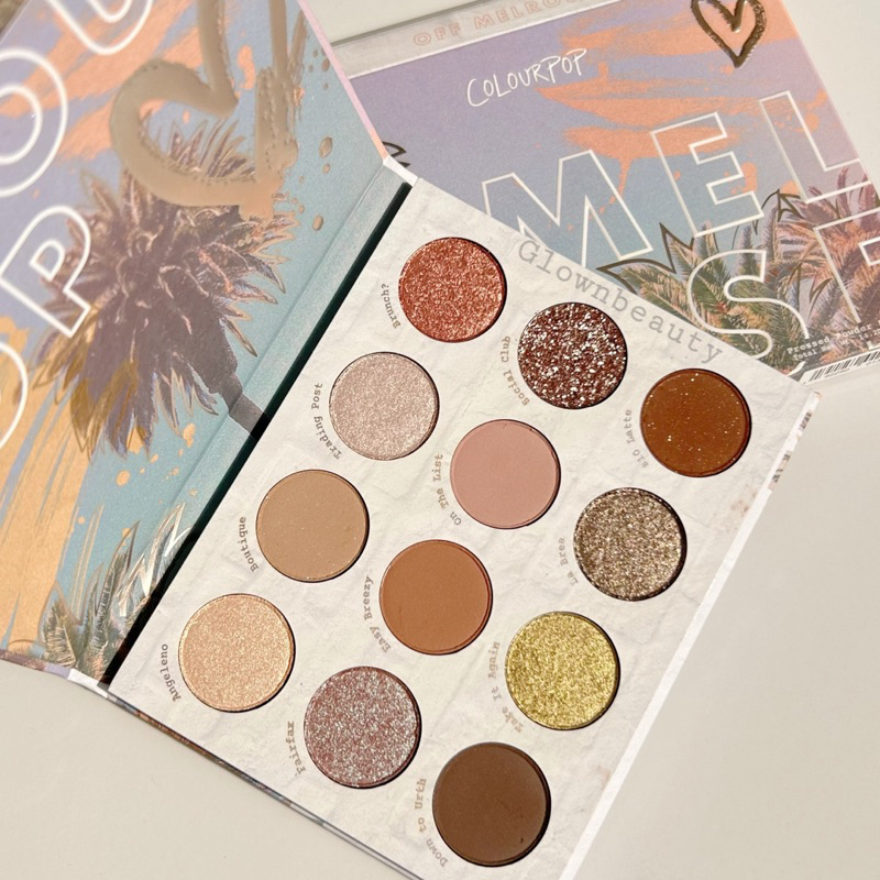 Bảng mắt Colourpop: got peach, coconut, miss bliss, whatever, sweettalk....