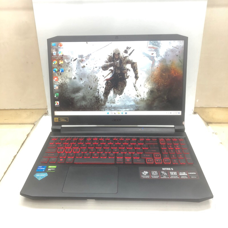 Máy Laptop Acer Gaming Nitro 5 AN515-57-56S5 Core i5-11400H, 8GB RAM, 512gb ssd, Vga GTX 1650 4GB, 15.6 inch Fhd. Khoẻ