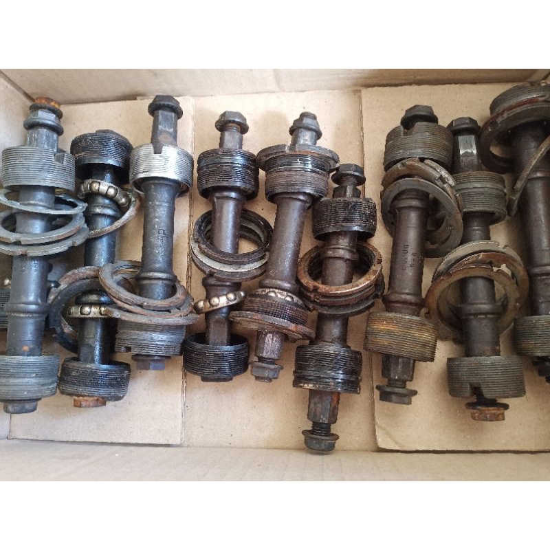bộ cốt trục giữa xe đạp nhật zin có bi nhật đủ bộ