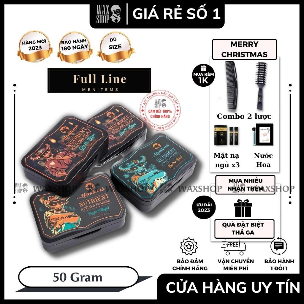 Sáp Vuốt Tóc Nam Menitems -Tropical Wind - Perfect Night - Gentle Blue - Hàng Chính Hãng - Waxshop