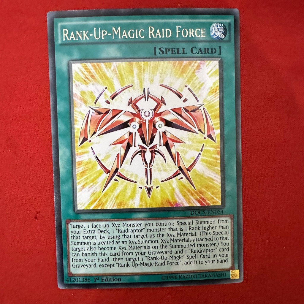 [EN-JP][Thẻ Bài Yugioh Chính Hãng] Rank-Up-Magic Raid Force