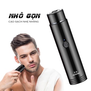 Máy cạo râu nam mini FEIHONG chính hãng, dao cạo râu điện sạc pin cầm tay nhỏ gọn có thể sạc lại usb tiện lợi