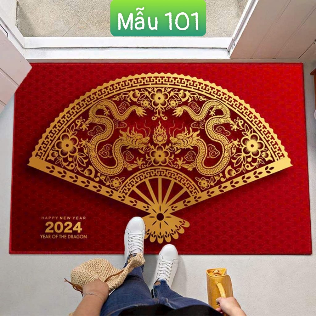 Thảm lau chân nhà Bếp  chùi chân trải sàn hình thú phòng khách phòng tắm 3d chống trượt cao cấp