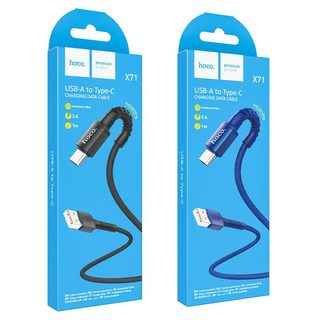 Hoco Chính Hãng - Dây cáp sạc nhanh X1 truyền dữ liệu 2.4A , 3A Type C / Micro USB  Dây Dù Dài 1M Siêu Bền - H2N SHOP..