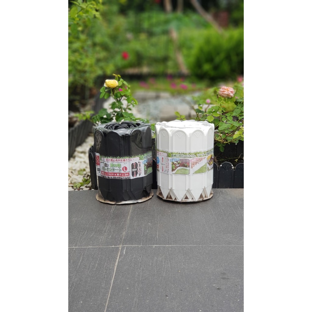 Hàng rào nhựa cao 22cm dài 3 met Daim dùng phân luống vườn trồng cây