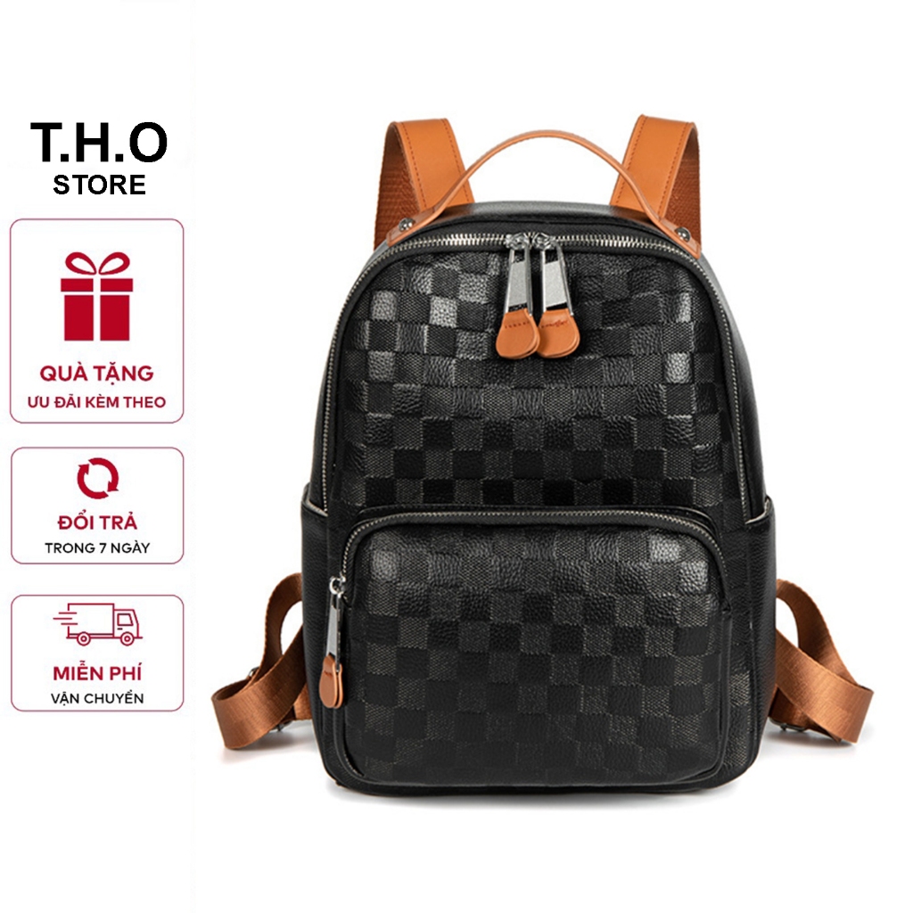 Ba lô đi học, balo đi chơi ô trám size 30 K243