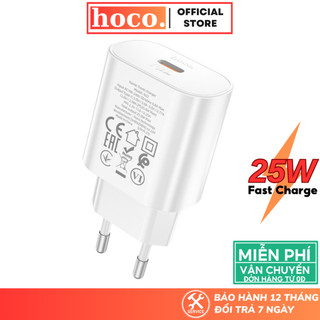Củ sạc nhanh Hoco 25W chống quá tải nhiệt thiết kế đẹp cho điện thoại máy tính bảng ip samsung