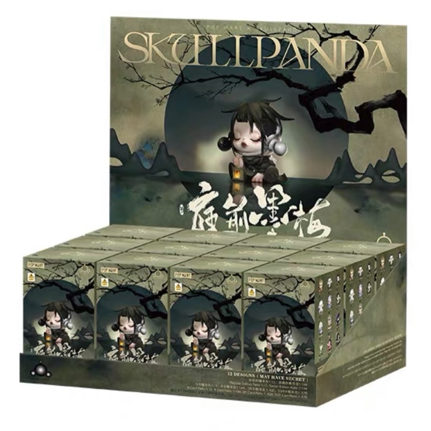 [12 hộp Blind box]  SKULLPANDA The Ink Plum Blossom Series siêu xinh  (LIÊN HỆ SHOP TRƯỚC KHI ĐẶT HÀ