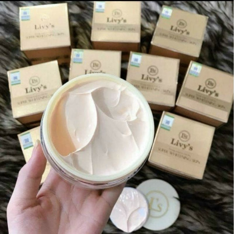 Kem body Livy vàng Thái Lan trắng da hộp 250gram