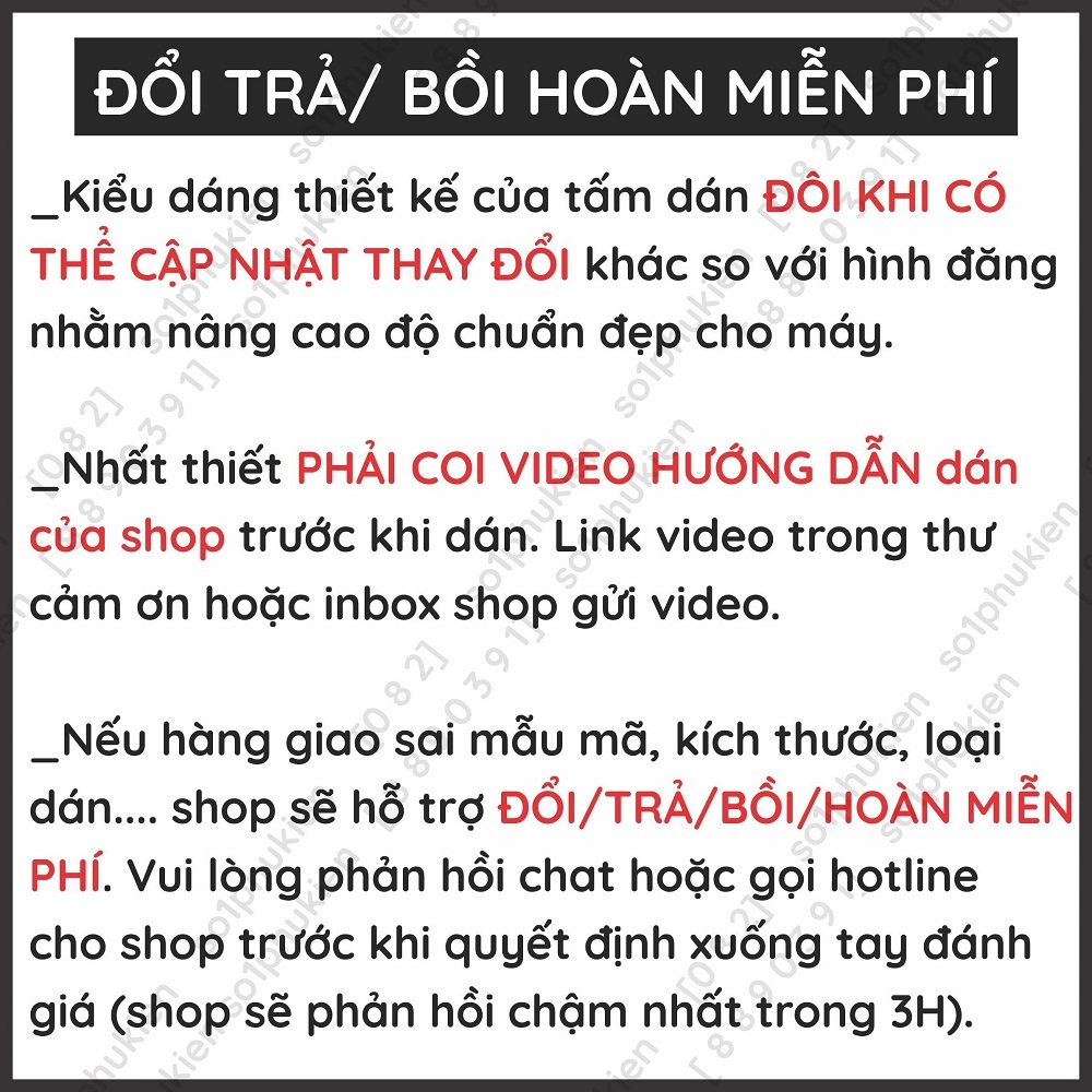 Dán PPF iPod Touch Gen 1, 2, 3, 4, 5, 6, 7 loại trong, nhám dành cho màn hình, mặt lưng chuẩn xịn
