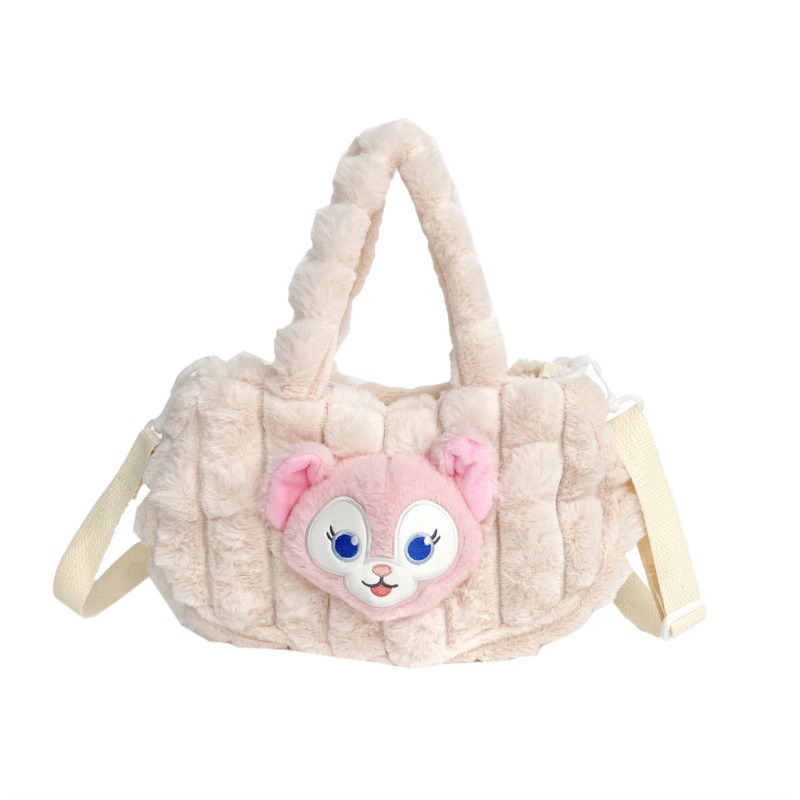 Túi Đeo Chéo Hình Gấu Dâu Tây Nhồi Bông Đáng Yêu