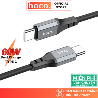 Dây sạc TypeC Hoco sạc nhanh 60W cho máy tính bảng và 3A cho dòng thiết bị di động samsung xiaomi