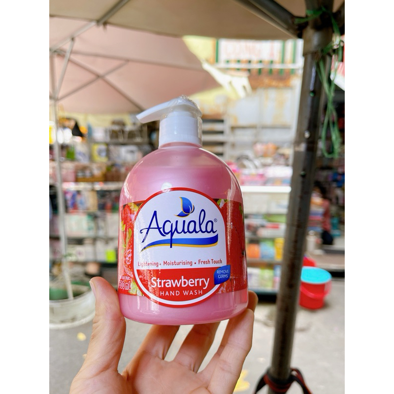 Nước rửa tay AQUALA 500 ml hương dâu .