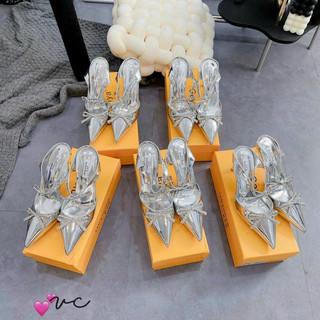 Giày Sục cao gót khóa đá Hai Nơ nhà Hami đây ạ,gót cao 9cm dành cho nàng đi chơi đi tiệc