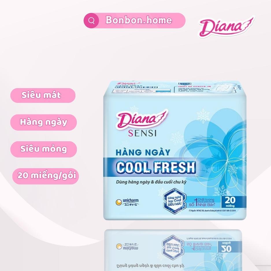 Băng vệ sinh Diana Hàng ngày Cool Fresh 20/40 miếng