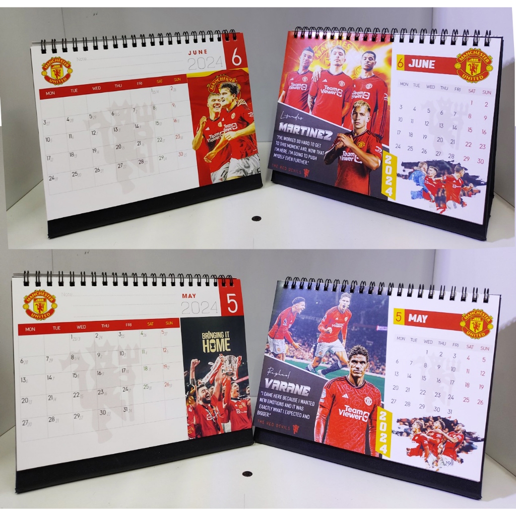 Lịch để bàn Man United 2024