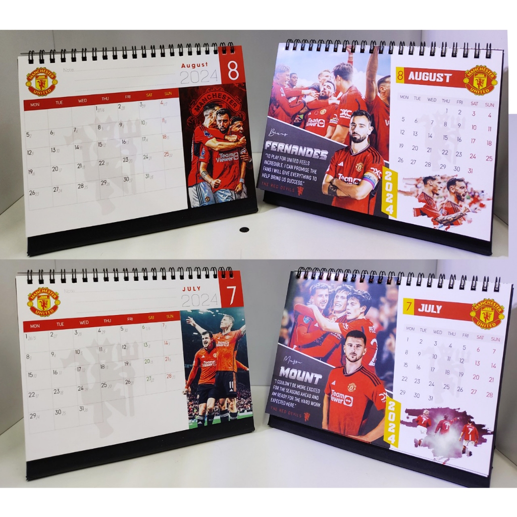 Lịch để bàn Man United 2024