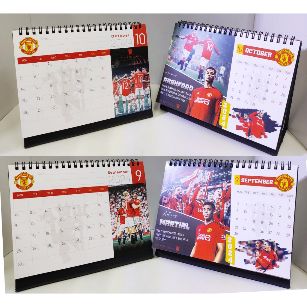 Lịch để bàn Man United 2024