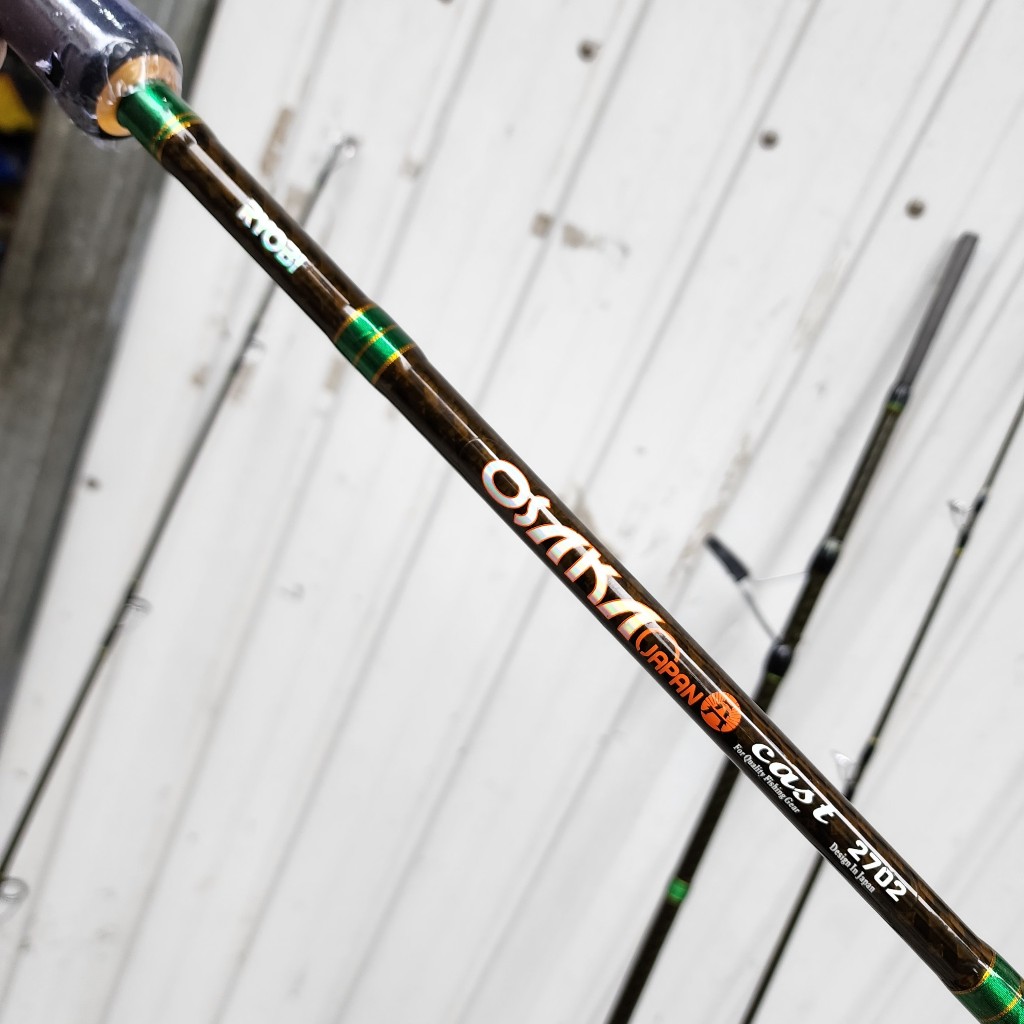 Cần câu Ryobi Osaka 2 khúc carbon xoắn toàn thân ngọn 3ly8 tải cá 36kg chuyên câu tra và cá lớn