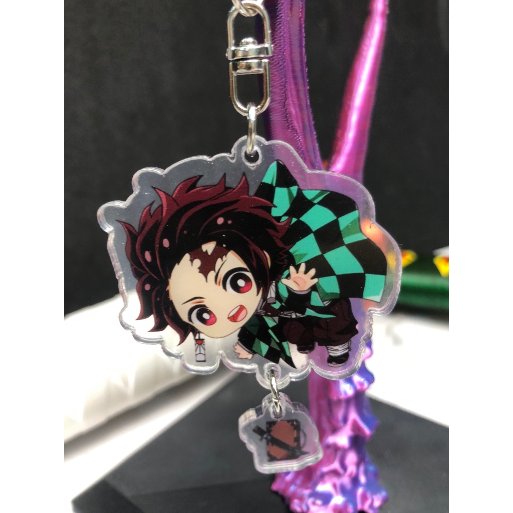 Móc khóa hoạt hình dễ thương các nhân vật Demon Slayer, Onepiece